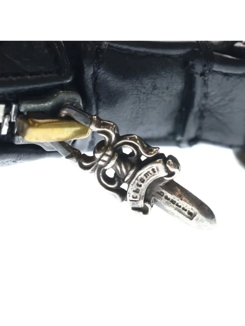 Chrome Hearts Gunslinger Belt Daga Zip Up Leather Shoulder